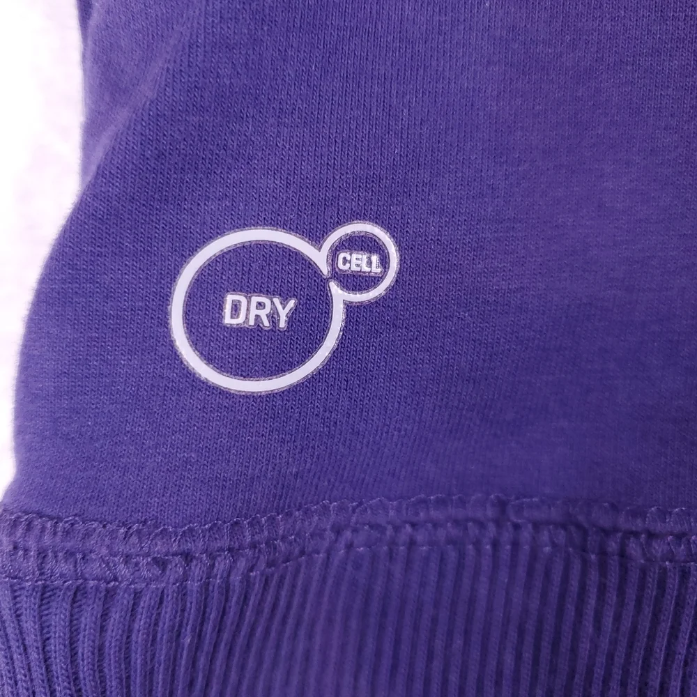 PUMA Purple Cotton Crew Neck Dry Cell Sweater - Picture 6 of 7